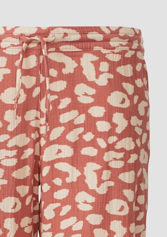 QS Loose fit Trousers in Orange
