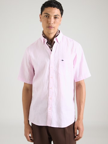 FYNCH-HATTON Regular Fit Hemd in Pink: Vorderseite