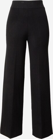DRYKORN Flared Pants 'NUMB' in Black: front