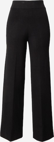 DRYKORN Flared Pants 'NUMB' in Black: front