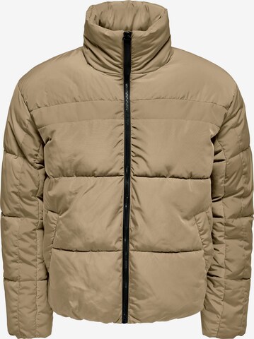 Only & Sons Jacke 'Everett' in Braun: predná strana