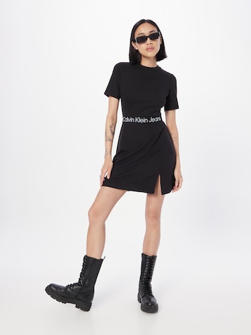 Calvin Klein Jeans Kleid 'MILANO' in Schwarz