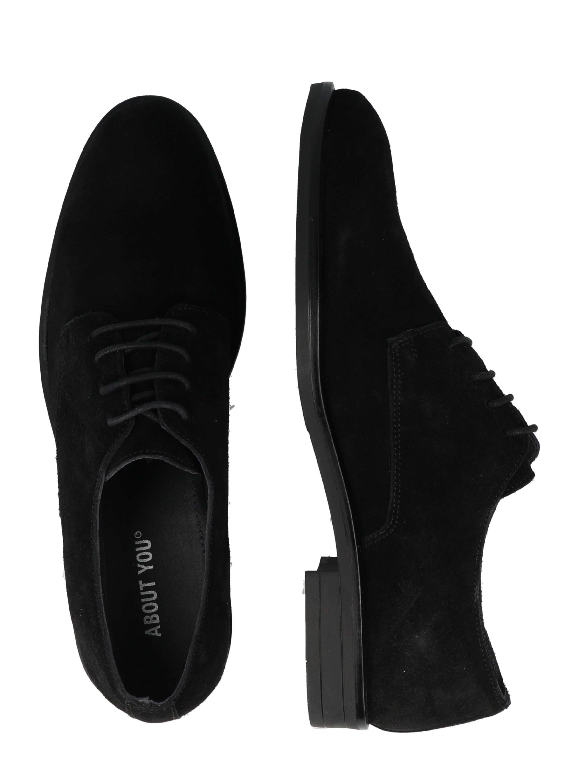 ABOUT YOU Lace-Up Shoes 'Clemens' in Black