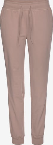 Tapered Pantaloni di BENCH in rosa: frontale
