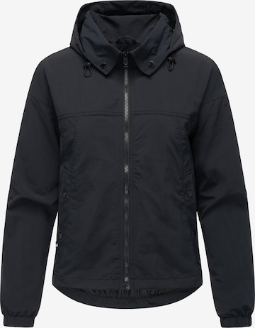 Ragwear Between-season jacket 'Cerys' in Black: front