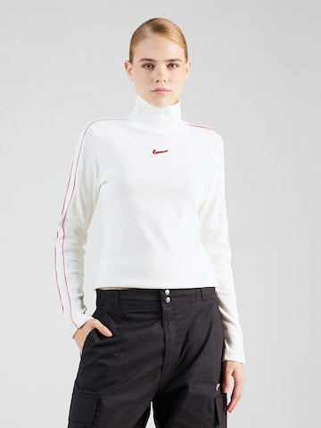 Nike Sportswear Póló - bézs: elől