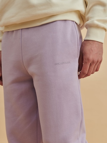 DAN FOX APPAREL - Tapered Calças 'Constantin' em roxo