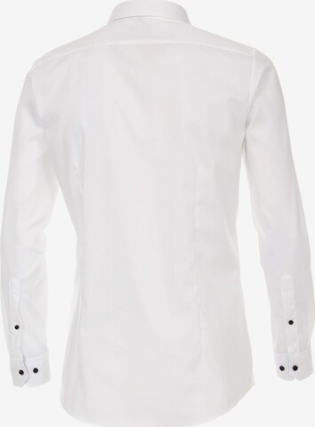 VENTI Slim fit Button Up Shirt in White