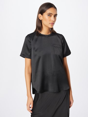 River Island - Blusa en negro: frente