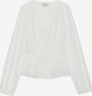 Chemisier Anna Field en blanc : devant