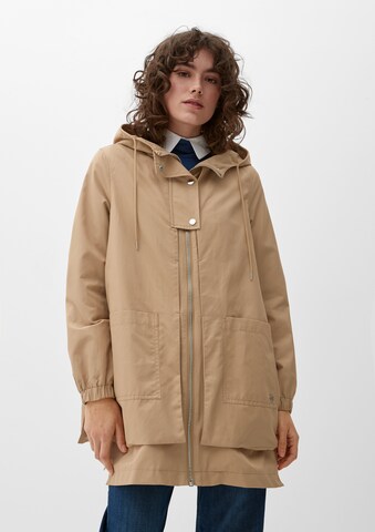 s.Oliver Between-seasons parka in Brown: front