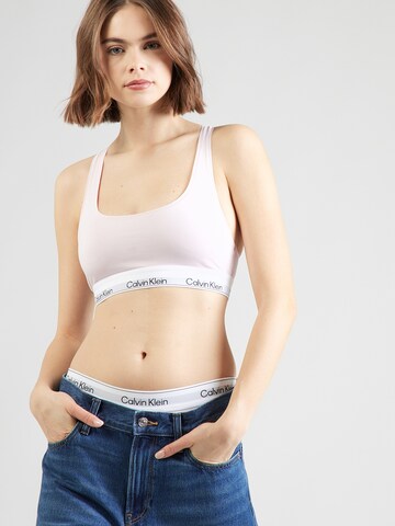 Calvin Klein Underwear Bustier Nedrček | roza barva: sprednja stran