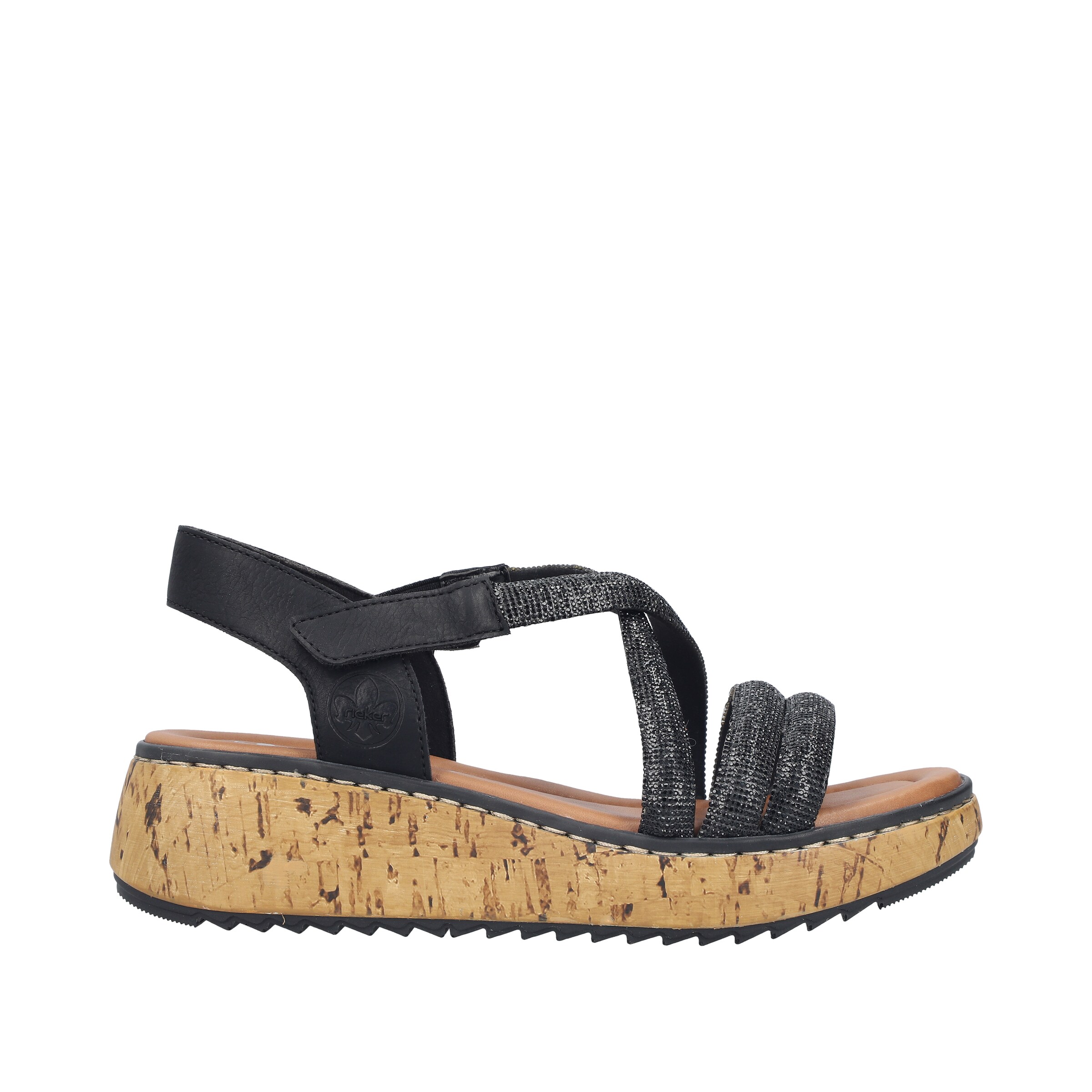 Sandales à lanières Rieker en beige