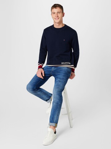 TOMMY HILFIGER Sweter w kolorze niebieski