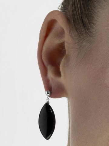 Luxenter Oorbellen 'Ayom' in Zwart