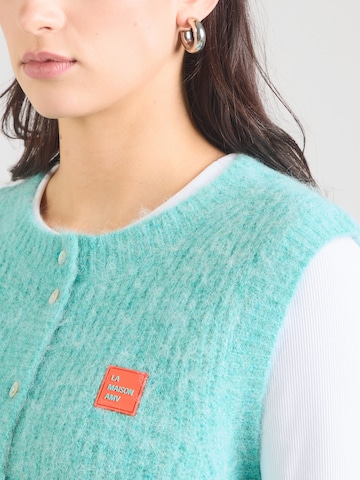 AMERICAN VINTAGEKardigan bez rukava 'EAST' - zelena boja