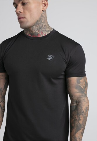 SikSilk T-Shirt in Schwarz