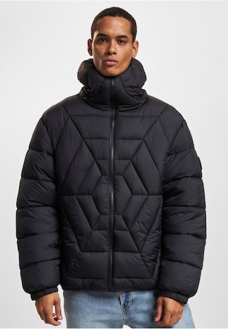 SOUTHPOLE Winter Jacket 'Storm Net 1.0' in Black: front