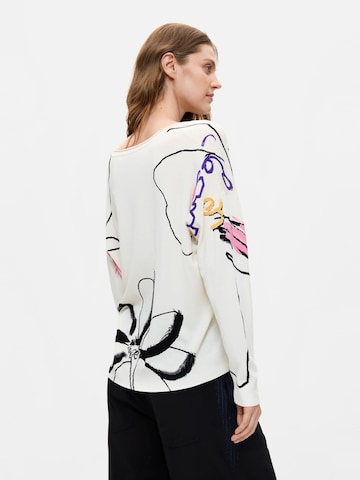 Desigual Pulóver - fehér