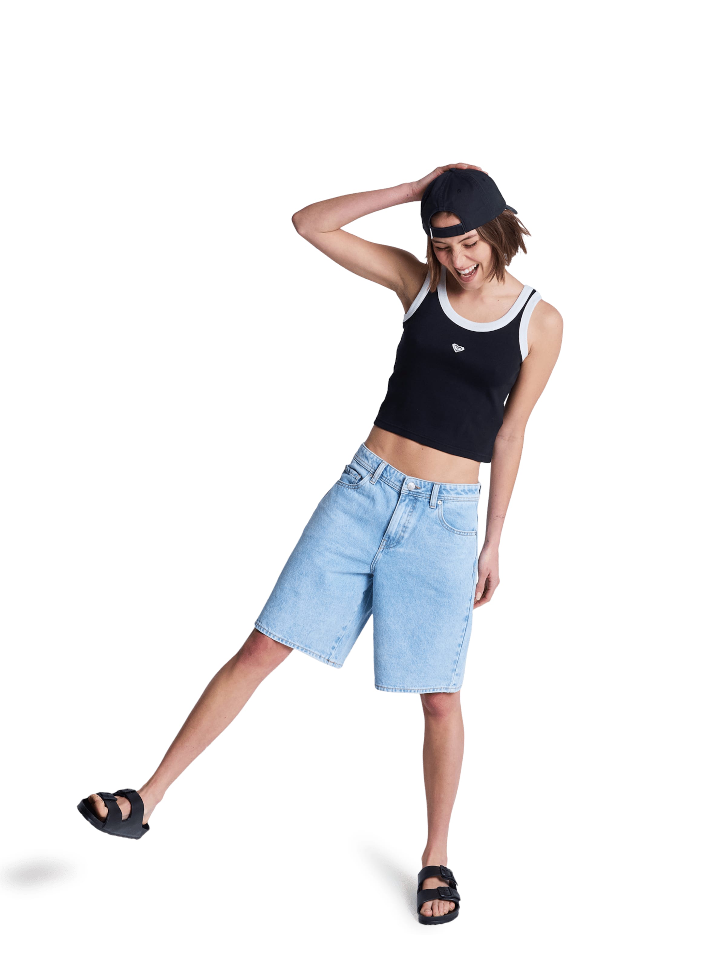 ROXY Top 'Keep It Cool' in Schwarz