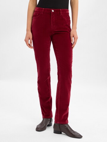 BRAX Slim fit Pants in Red: front