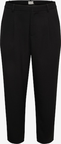 Pantalon à pince 'KCMerla' KAFFE CURVE en noir : devant