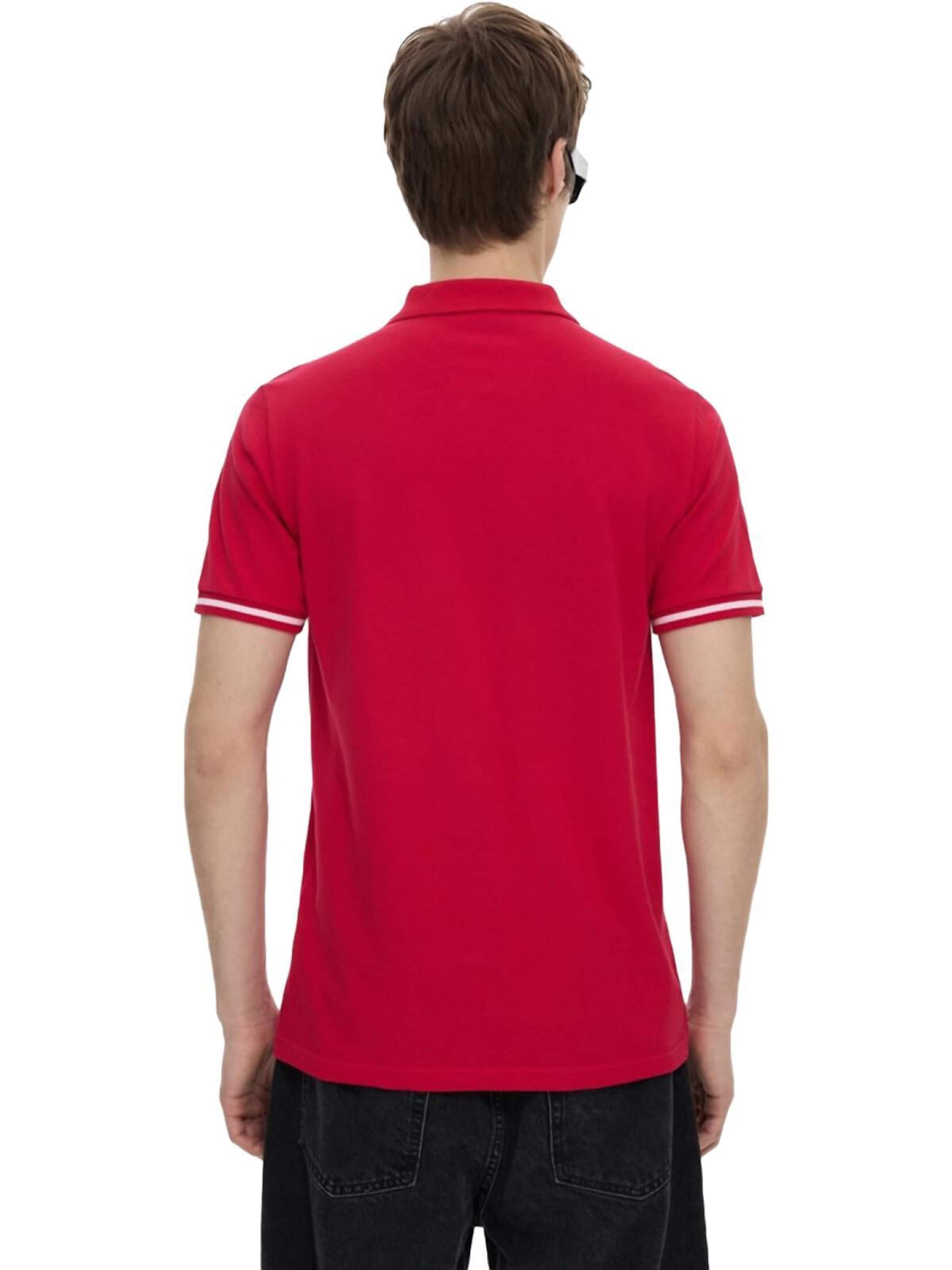 Maglietta 'LTB Jeans Herren-Polohemd mit Knöpfen' di LTB Jeans in rosso