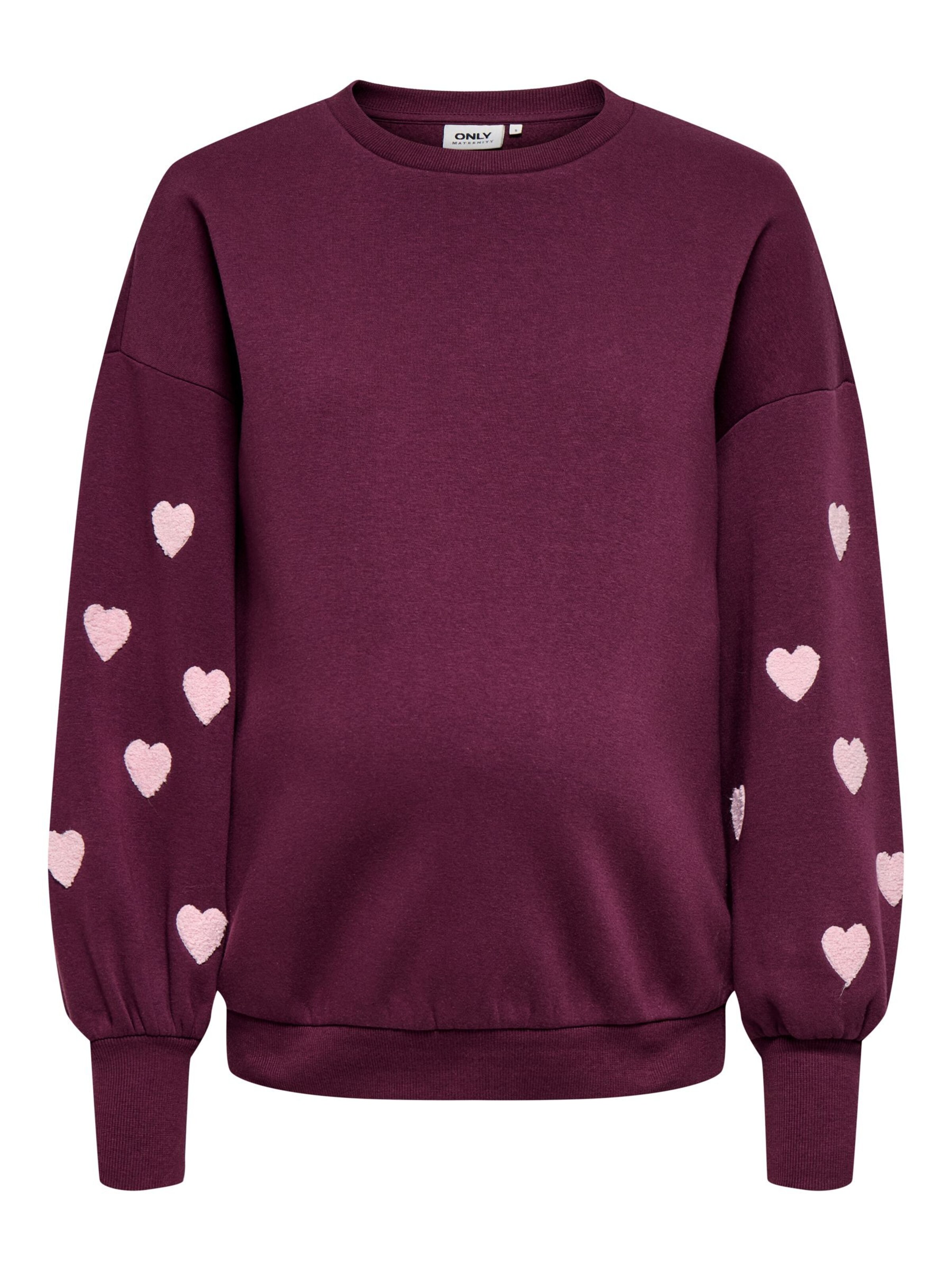 Felpa 'OLMMacy' di Only Maternity in rosso