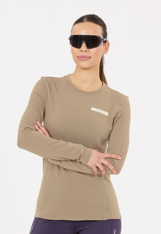 ENDURANCE Functioneel shirt 'Bopha' in Bruin: voorkant