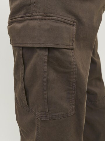 JACK & JONES Loosefit Cargobukser 'JJKarl Harlow' i brun