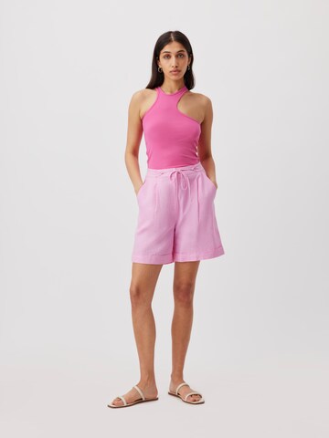 LeGer by Lena Gercke Wide Leg Shorts 'Imen' in Pink