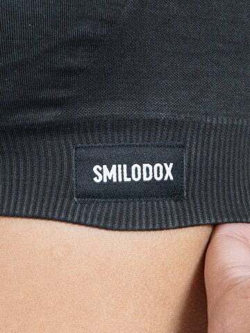 Bustier Soutien-gorge de sport 'Scrunch' Smilodox en noir
