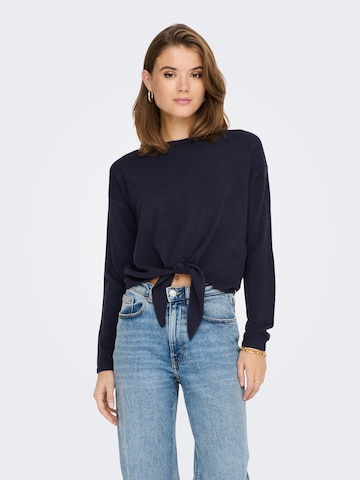 Pull-over 'AMALIA' ONLY en bleu : devant