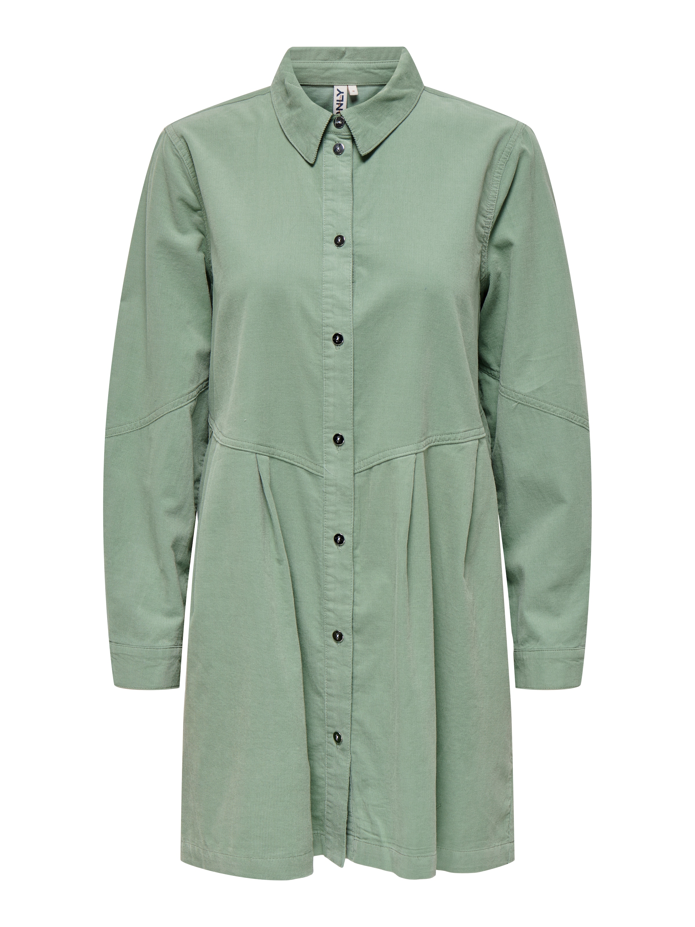 Robe-chemise 'ONLaime' ONLY en vert : devant