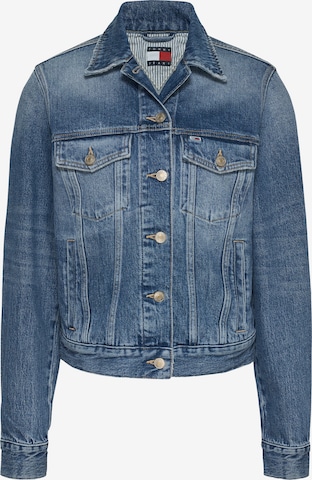 mėlyna Tommy Jeans Demisezoninė striukė: priekis
