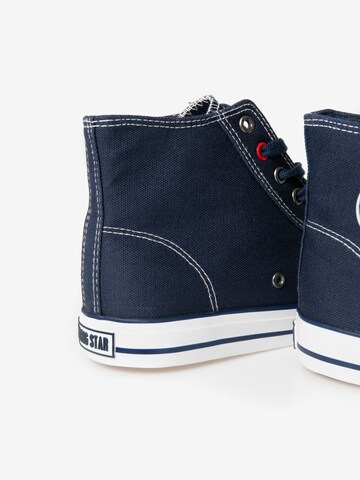 BIG STAR Sneakers hoog in Blauw