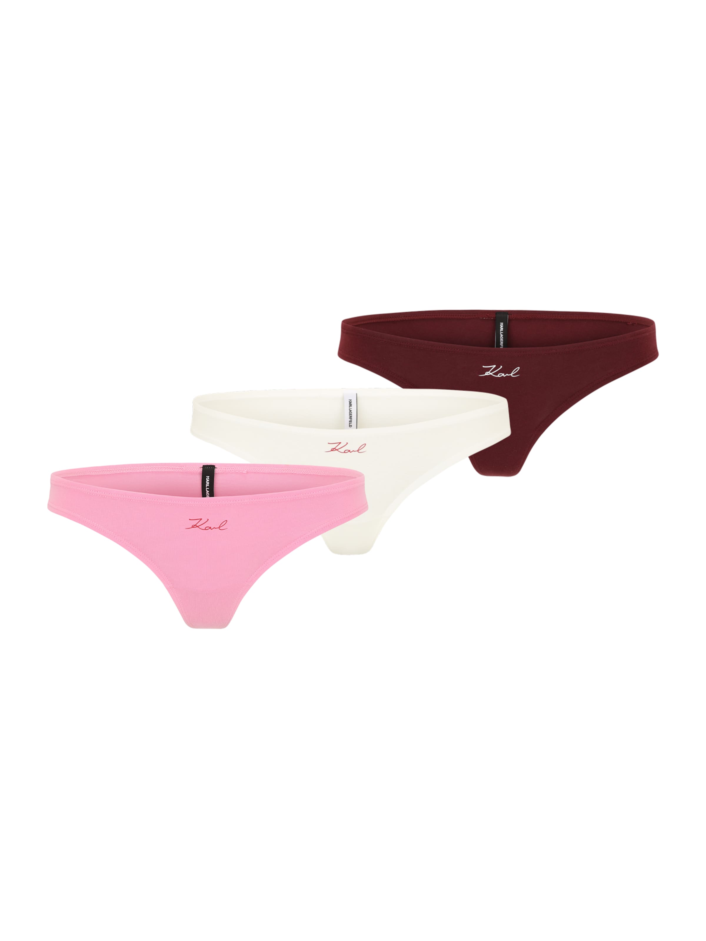 Karl Lagerfeld - Tanga en rosa: frente