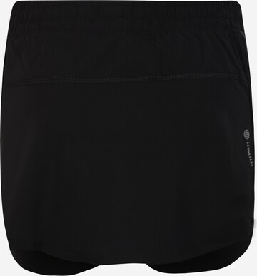 ADIDAS SPORTSWEAR Szabványos Sportnadrágok 'Run Icons 3-Stripes Skort' - fekete