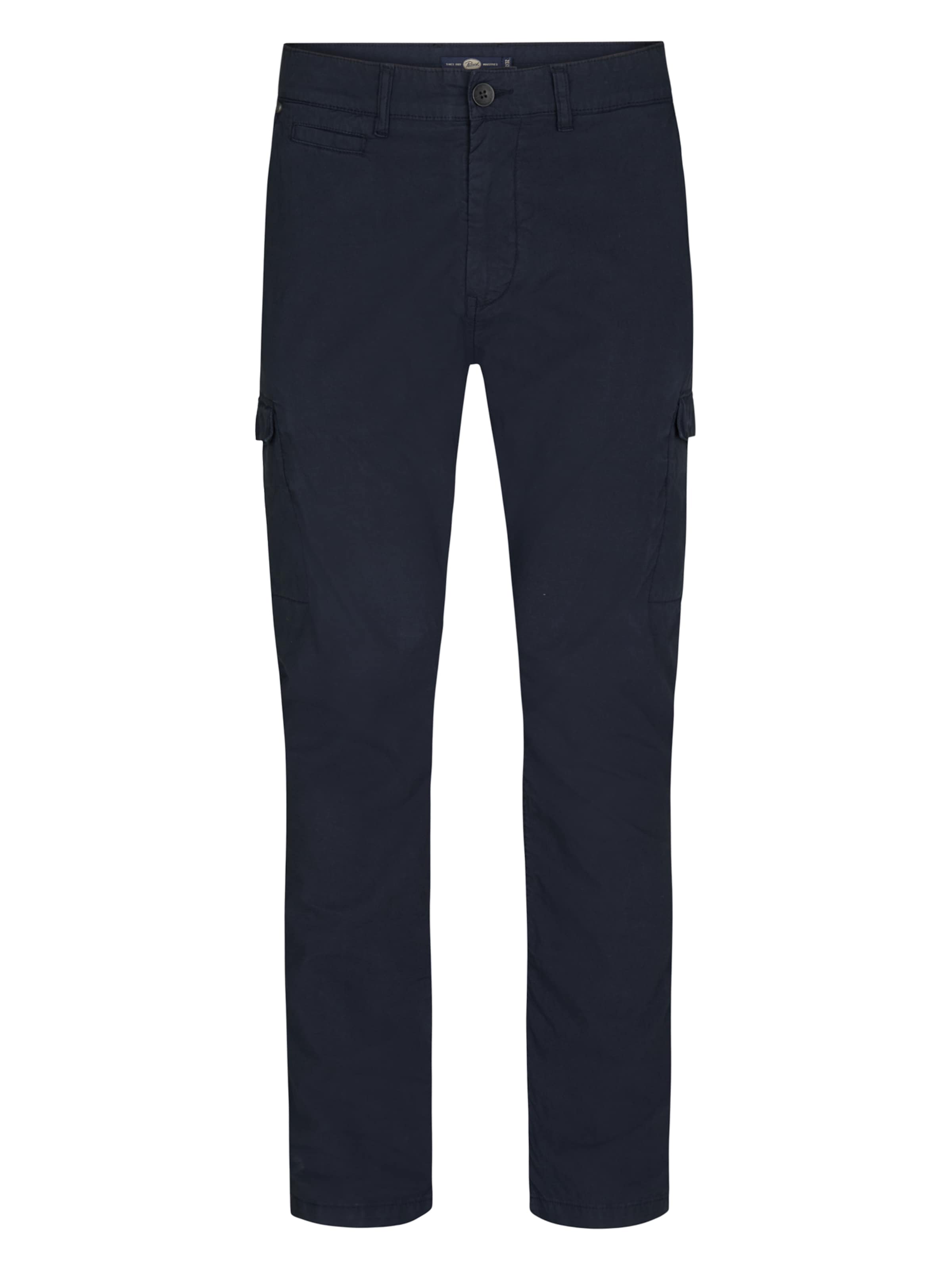 Petrol Industries Regular Cargo Pants 'Fishercrest' in Blue: front