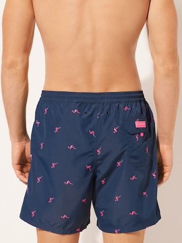 CALZEDONIA Regular Badeshorts in Blau