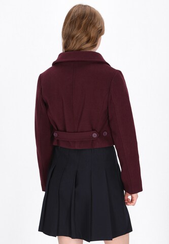 MYMO Φθινοπωρινό και ανοιξιάτικο μπουφάν 'Young Fashion' σε κόκκινο