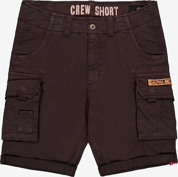 ALPHA INDUSTRIES Slimfit Gargohousut värissä ruskea: etupuoli