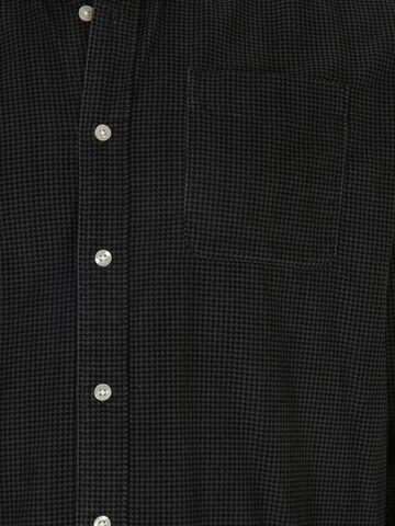 Jack & Jones Plus Comfort fit Button Up Shirt 'Brook' in Black