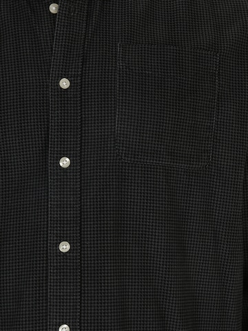 Jack & Jones Plus Comfort fit Button Up Shirt 'Brook' in Black