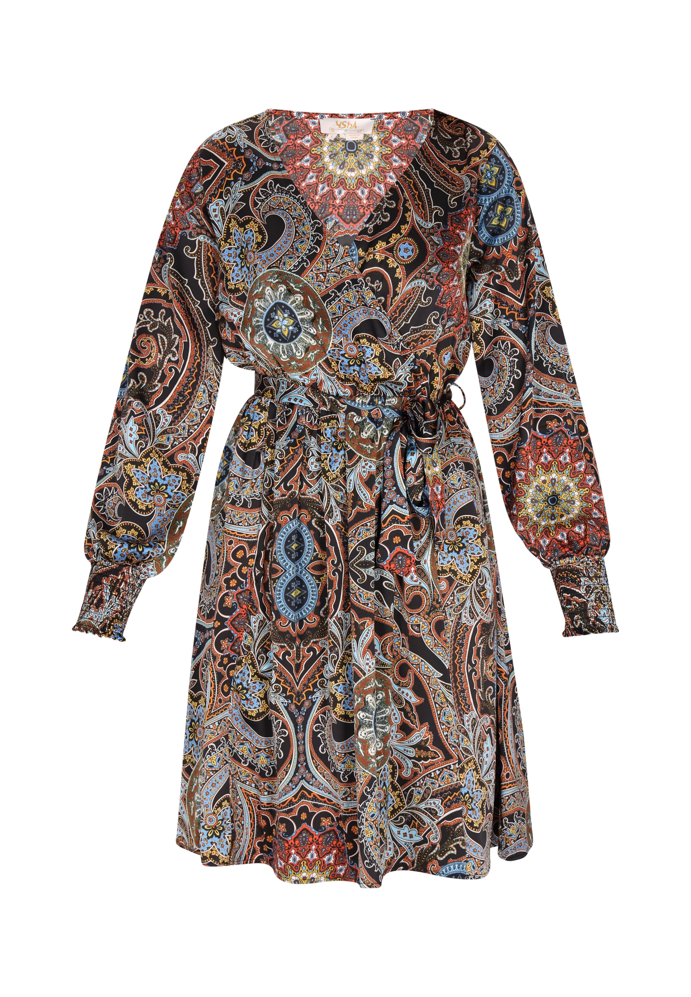 Robe d’été usha FESTIVAL en mélange de couleurs : devant