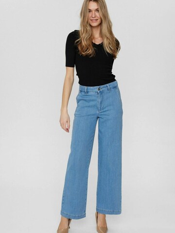 NÜMPH Regular Farkut 'Amber' värissä sininen