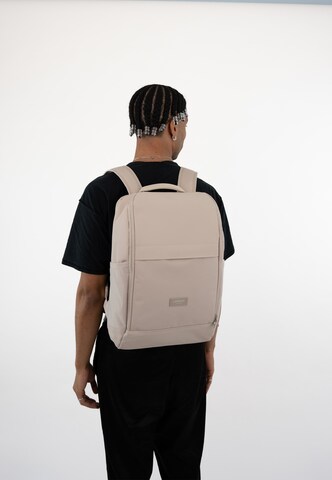 LARKSON Rucksack 'Niklas' in Beige: Rückseite