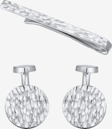 KUZZOI Jewelry Set in Silver: front