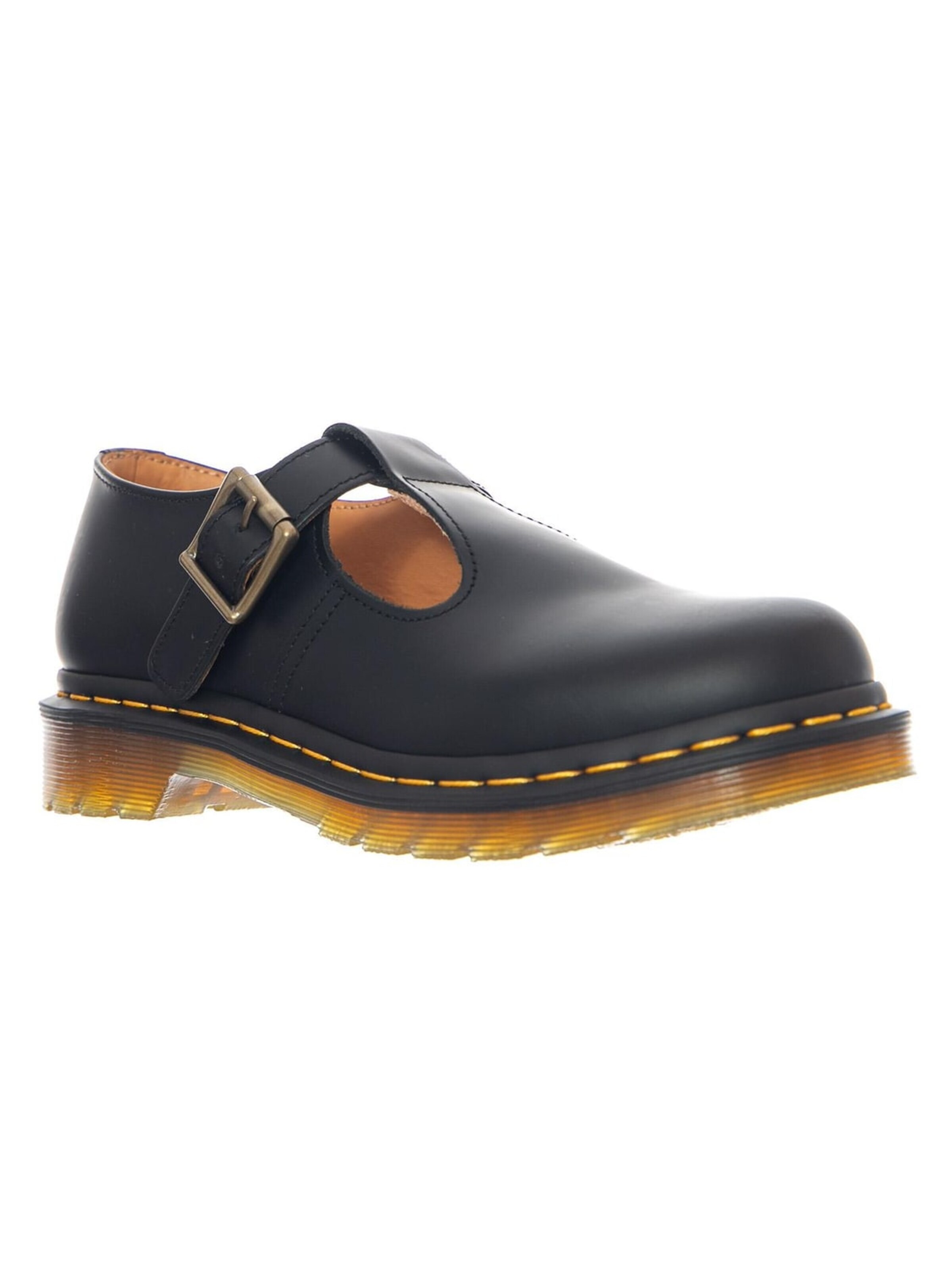 Dr. Martens Sandaler 'Polley Smooth Black' i sort: forside