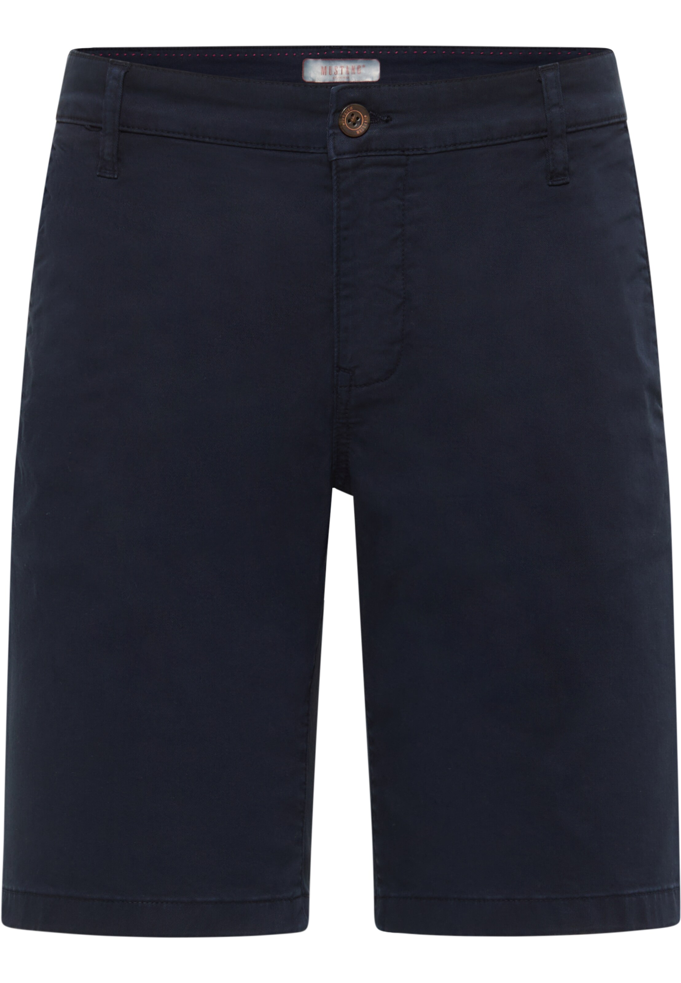 MUSTANG Slimfit Short 'Brad' in Blau: Vorderseite